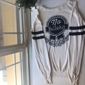 *RARE* Brandy Melville “no bullshit” Sweater